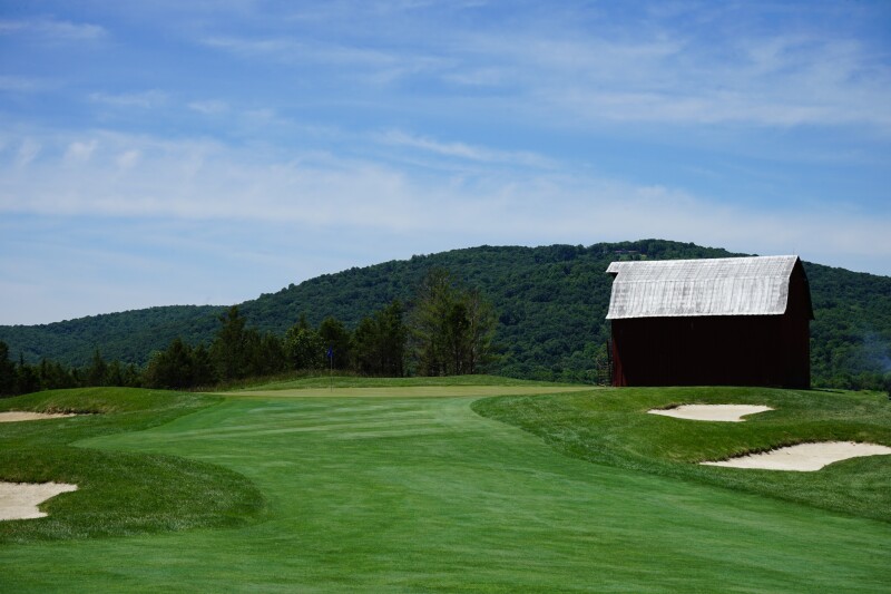 Hole 8 green with barn - 2024 - The Lanto Junior Championship29.jpg