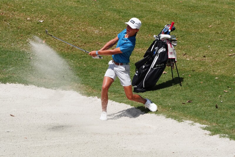 Miles Russell bunker shot - 2023 - The Junior PLAYERS Championship presented by Rolex (1).png