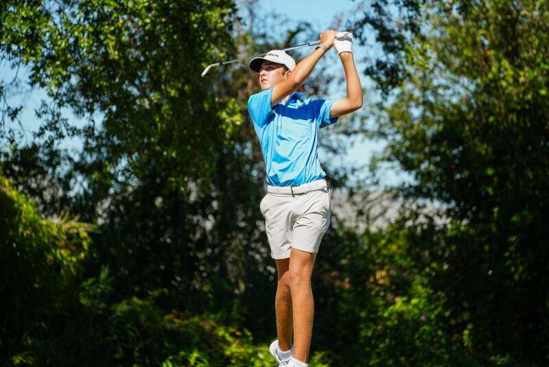 Hudson Justus tee shot No.17 - 2026 - AJGA Junior All-Star Invitational 