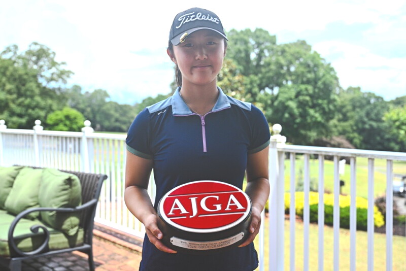 Elisha Yim Holding Her Trophy - 2026- Visit Williamsburg Junior Championship