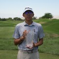 Andrew Rodriguez with Trophy - 2025 - Seri Pak Desert Junior