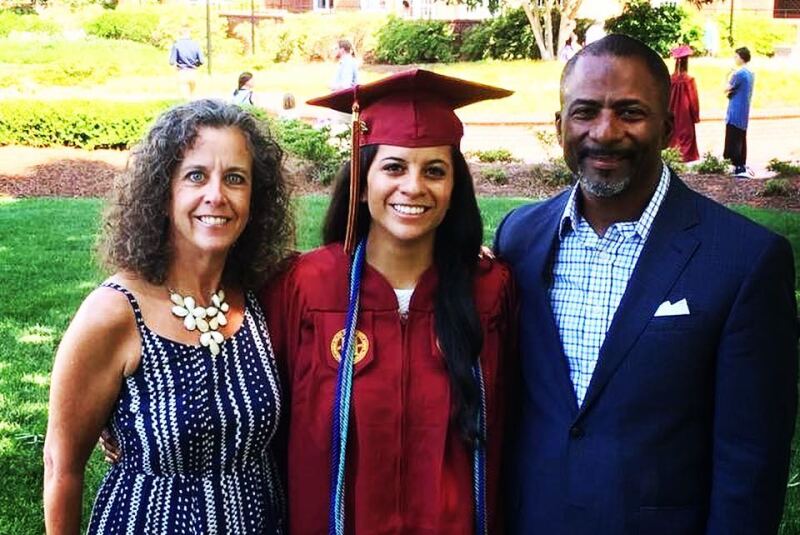 Caila Roberts at Elon Graduation with Parents.jpg