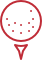 Golf Ball Icon (rectangle)