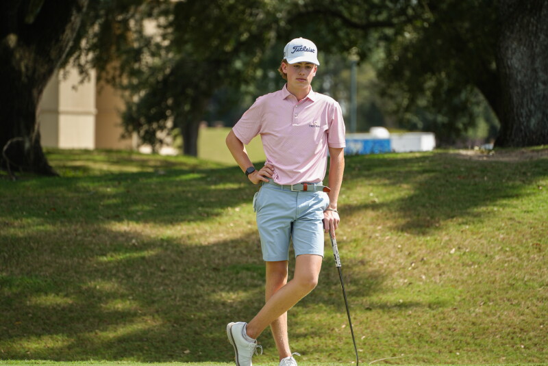 Benjamin Vento looking at green - 2026 - AJGA Junior All-Star Invitational 