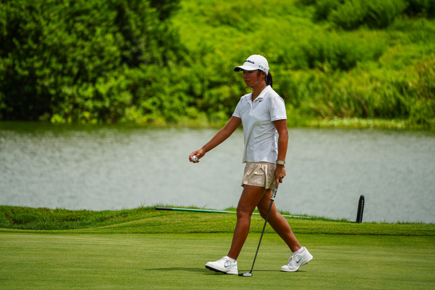 Kylie Chung walking on No.18 green- 2026- The Ninja Invitational Hosted by Janet Xiyu Lin