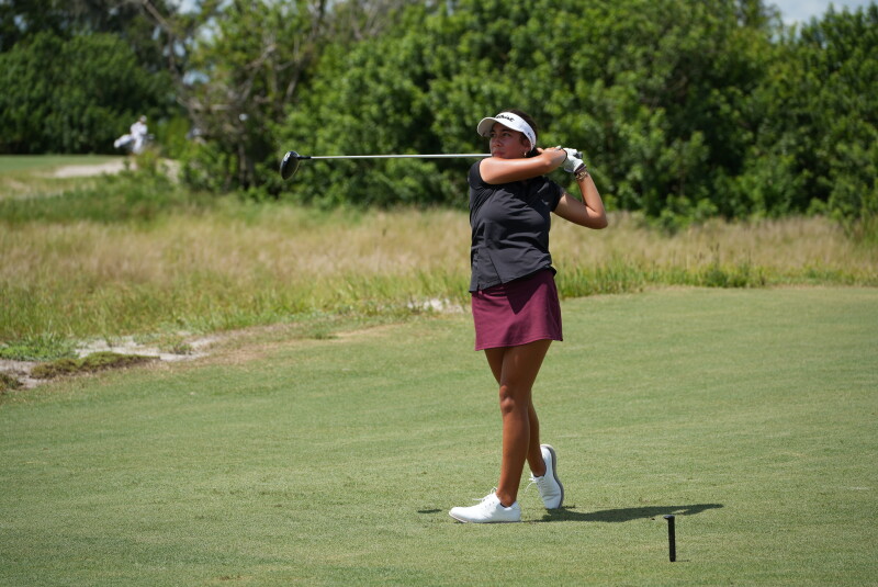 Alexandra Snyder tee shot- 2026- The Ninja Invitational Hosted by Janet Xiyu Lin