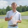 Tommy Evans with trohpy- 2025- Vaughn Taylor Junior Championship