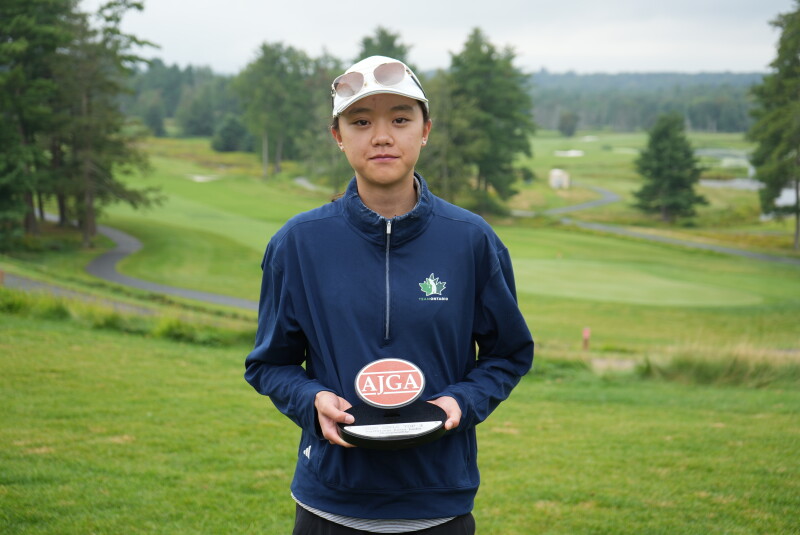 Evelyn Ma Holding Girls Top Three Trophy - 2026 - PacificLinks Korea Junior Championship