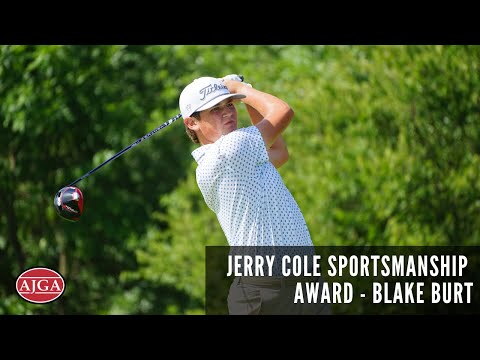 2023 Jerry Cole Sportsmanship Award - Blake Burt