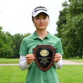 Sarah Lee Holding Her Champion Plaque  - 2026 - AJGA Preview at Quail Creek presented by City of Robinson