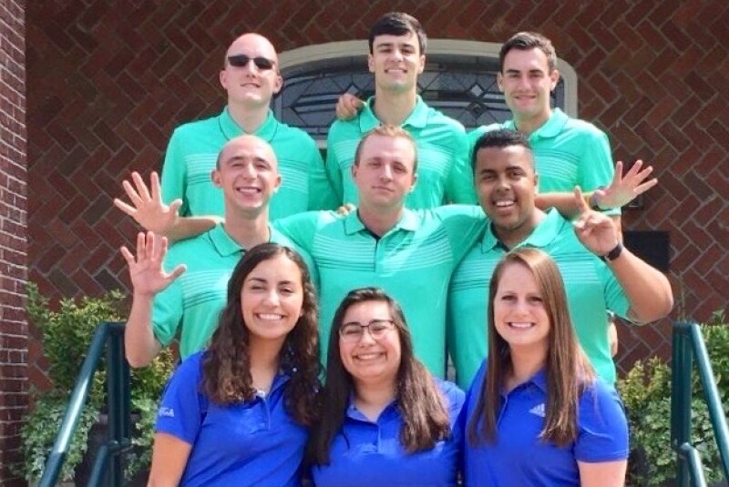 David McCaskill and his summer intern team.png