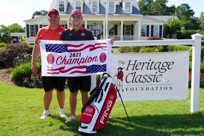Tyler Sabo Champ Photo with dad-AJGA Junior at Oldfield-2021.png