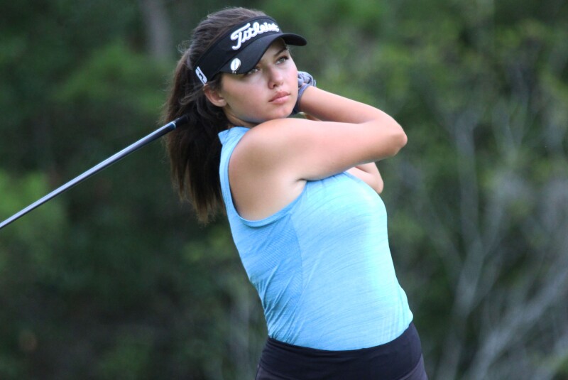 Alexa Pano Third Round Leader Rolex Girls 2019
